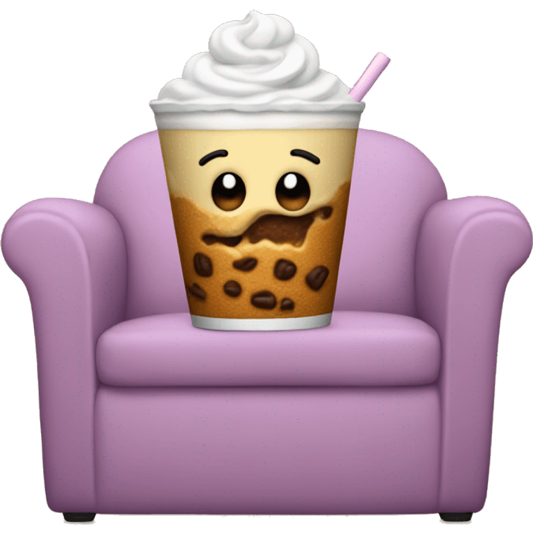 couch milkshake emoji