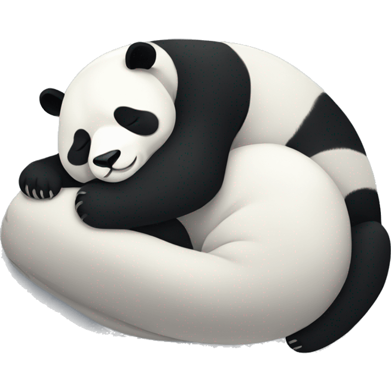 Sleeping panda emoji