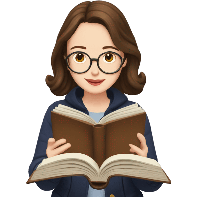 Rory gilmore reading a book emoji