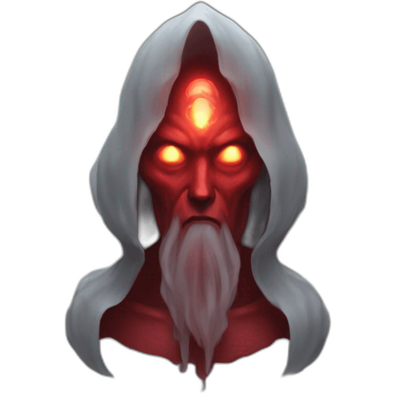 Ghost god red emoji