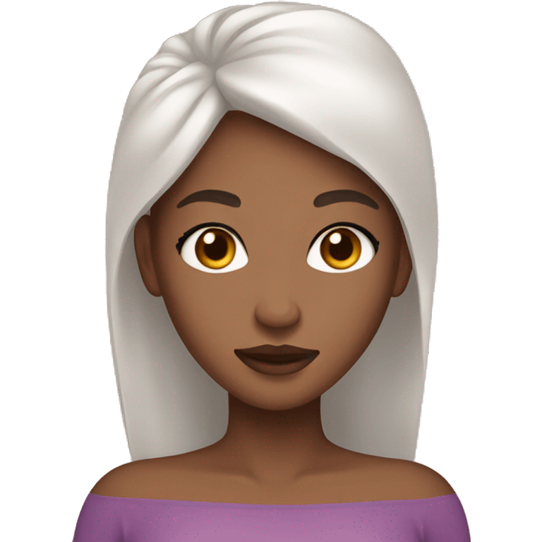 Skincare girl light skin  emoji