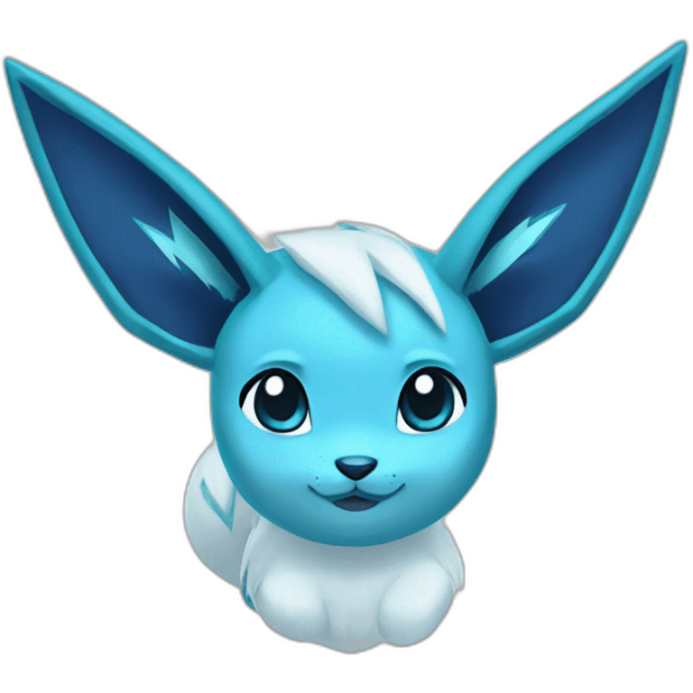 Glaceon Pokemon ears emoji