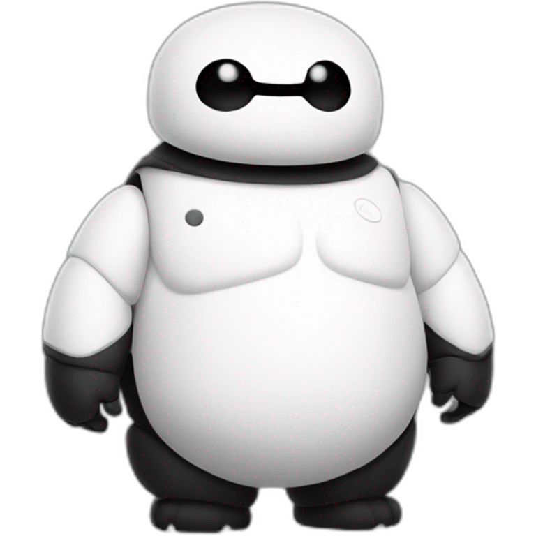 baymax all black emoji