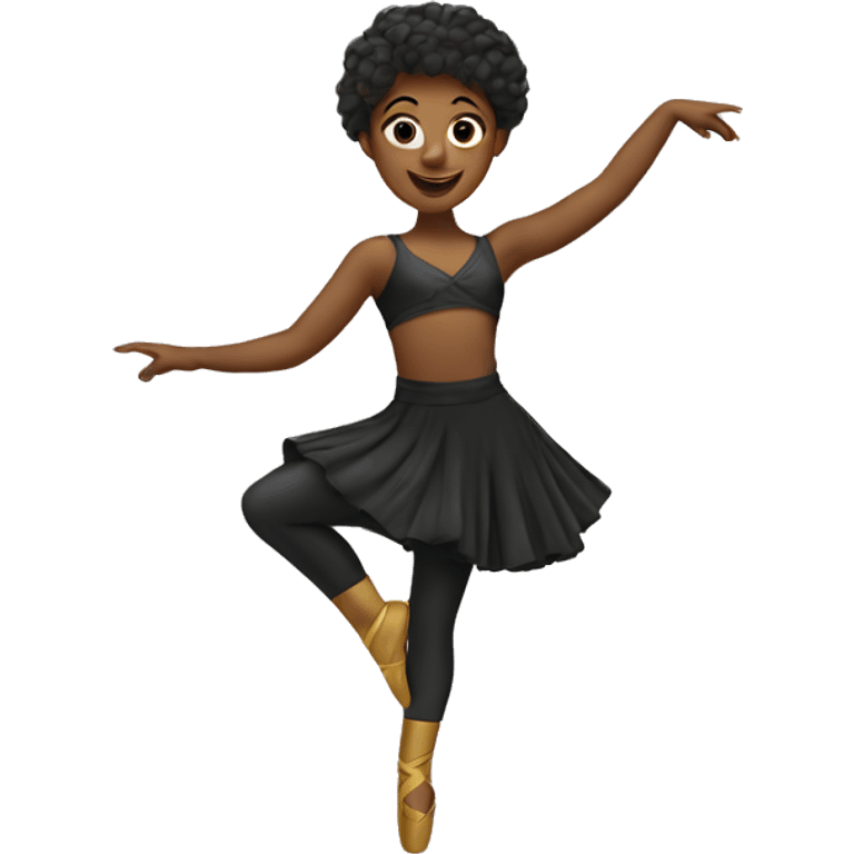 A dancer with road emoji