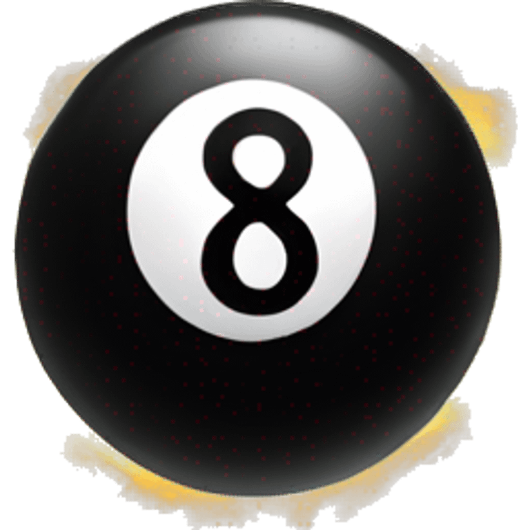 magic 8 ball on yes emoji