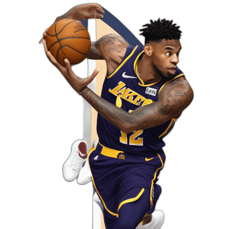 Ja morant dunk sur lebron james emoji