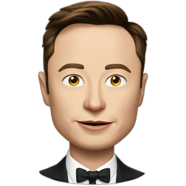 elon musk love putin emoji