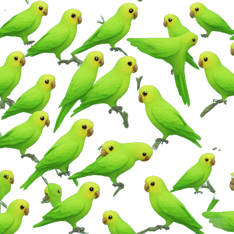 Parakeet emojis emoji