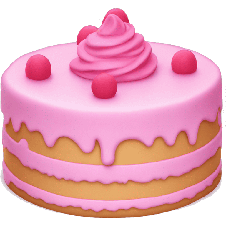 Pink cake emoji