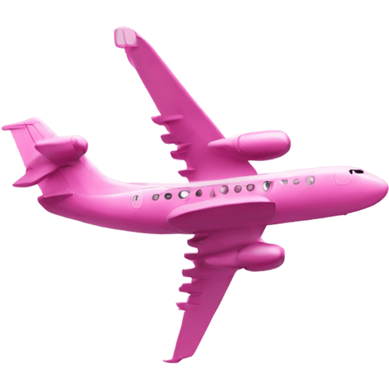 airplane pink emoji