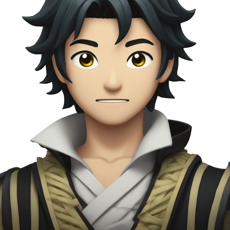 Giyuu Tomioka from demon slayer  emoji