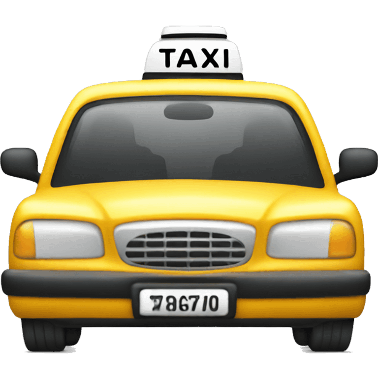 taxi car emoji