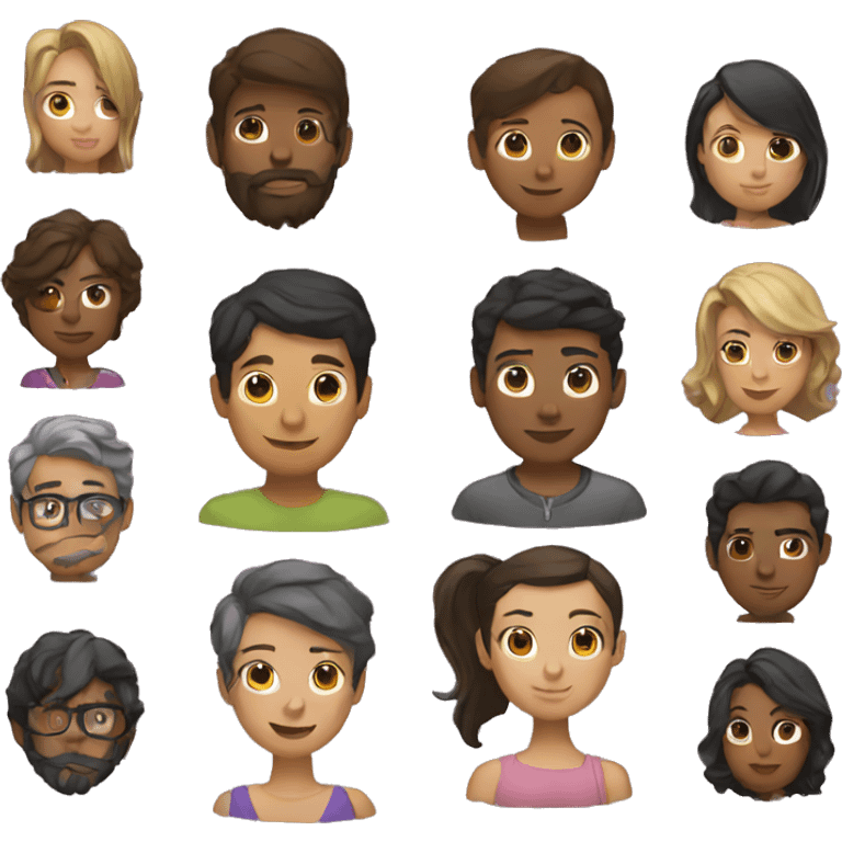 grupo de personas emoji