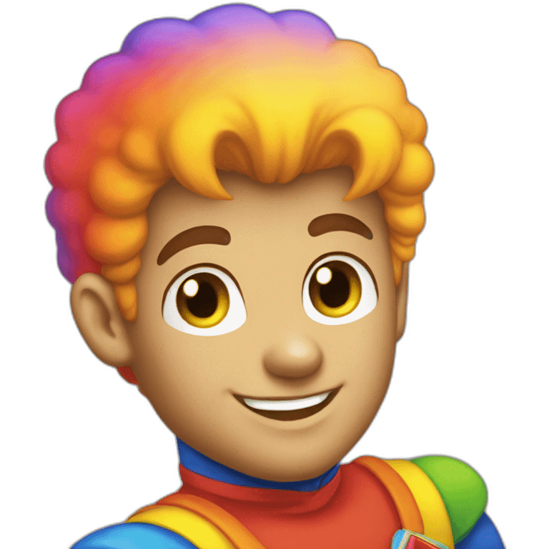 male rainbow brite emoji