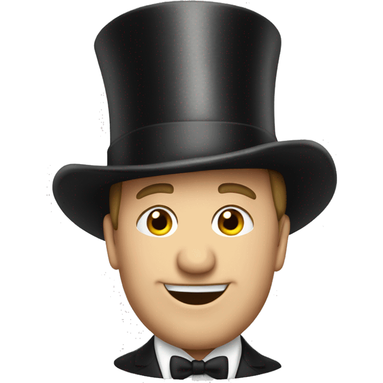 Brendan rogers in a top hat emoji