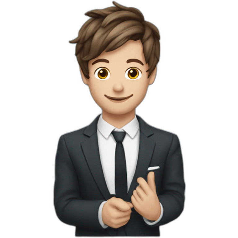 Louis Tomlinson doigts d'honneur emoji