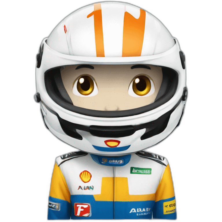 Alpine formula one emoji