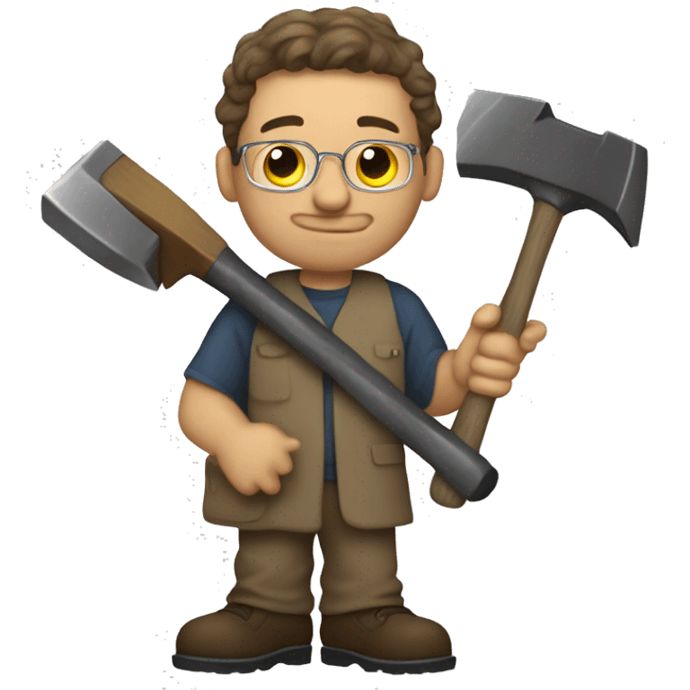 An evngelc pastor with a hammer emoji