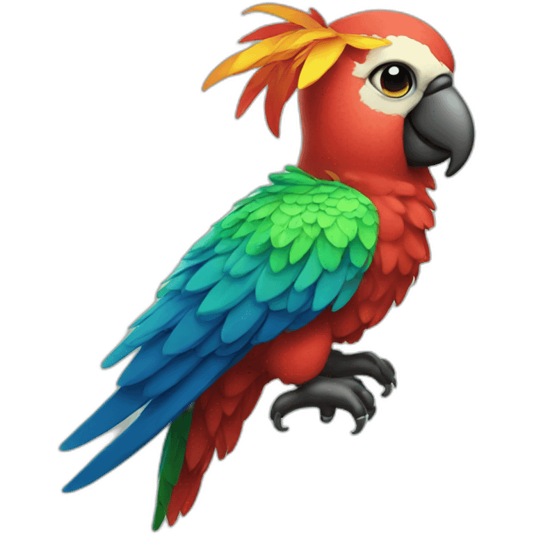 fancy cool parrot emoji