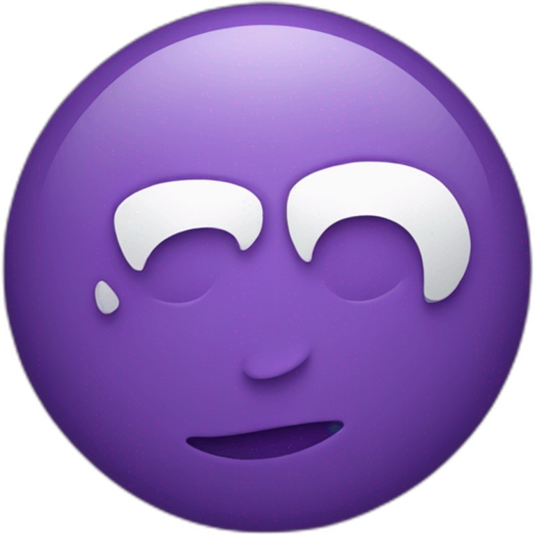 Spotify in purple emoji