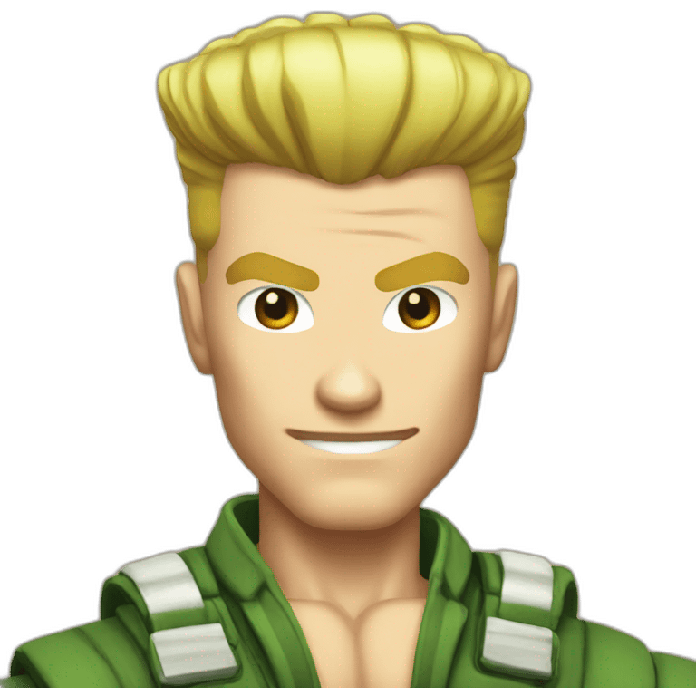 guile street fighter emoji