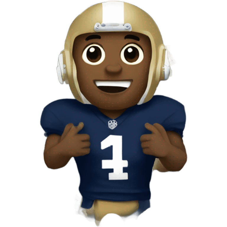 Notre dame football emoji