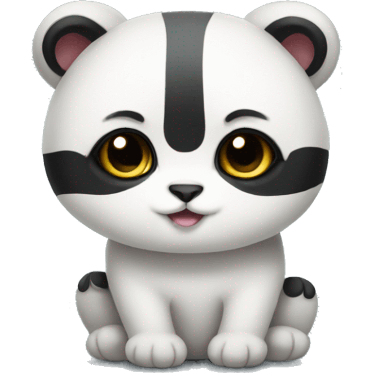 Panda cat emoji