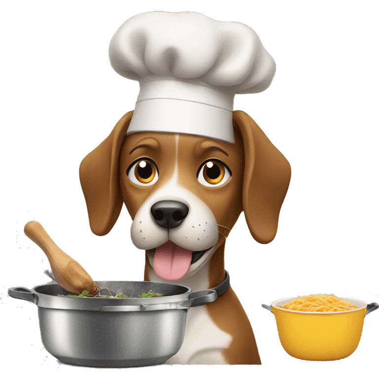 dog cooking emoji