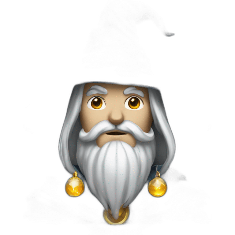 Silver wizard guy emoji