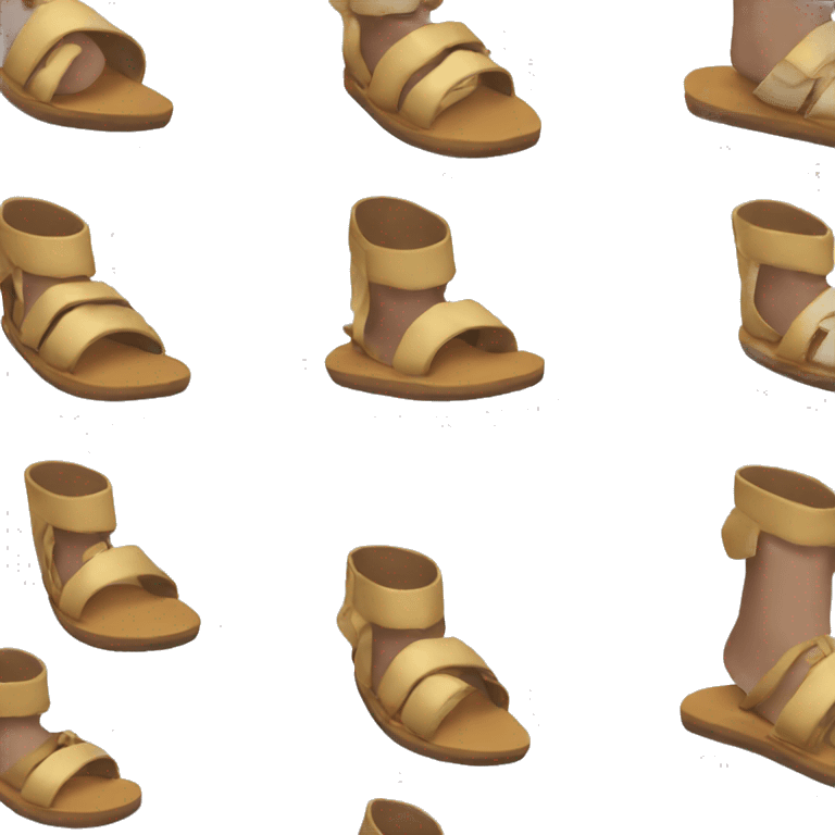 sandals with wings on the side emoji