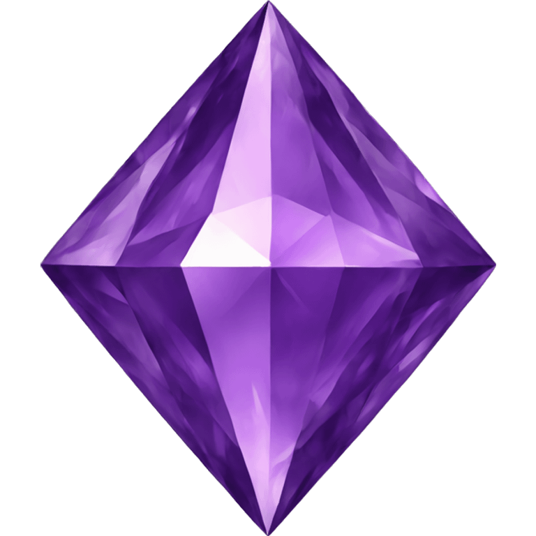 purple diamond emoji