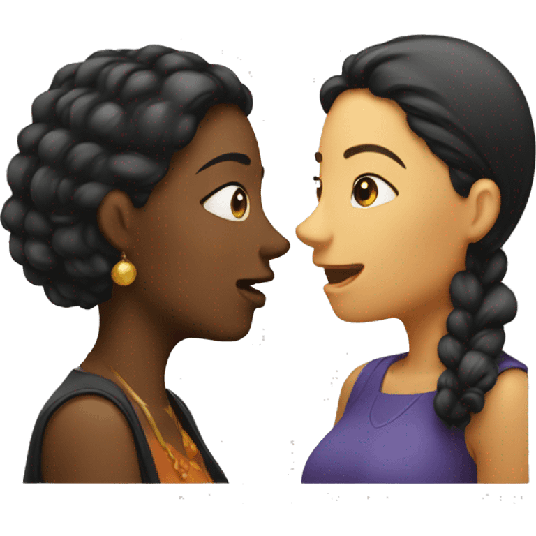 two women gossiping emoji