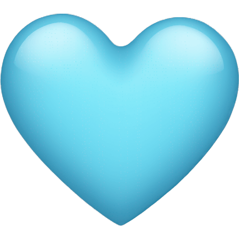 Light blue heart emoji