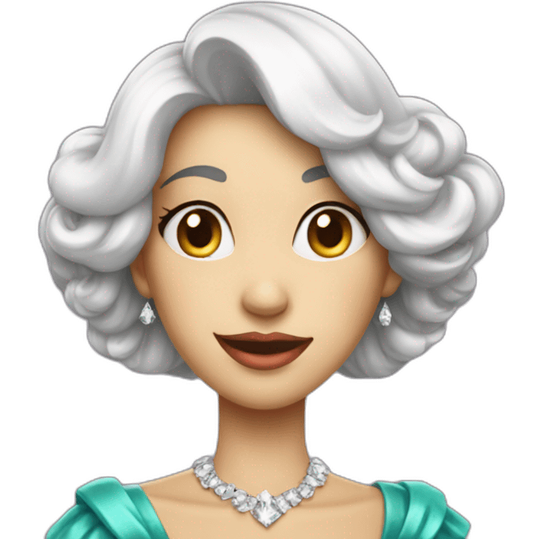 card Queen Diamonds emoji