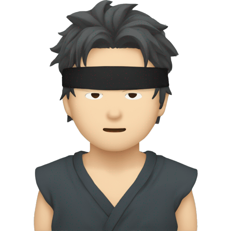 Satoru gojo blindfold emoji