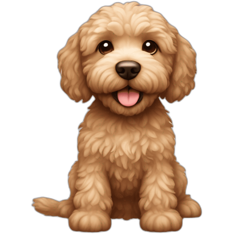 Mini labradoodle emoji