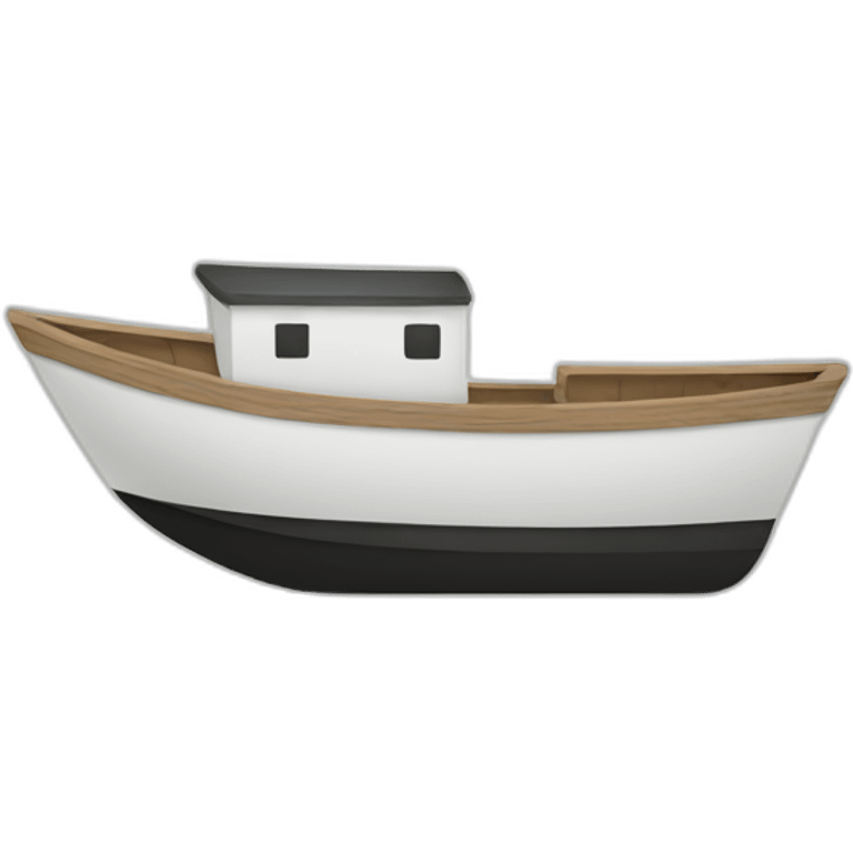 minimalist-boat emoji