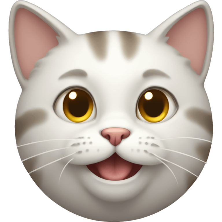 Cat happy emoji