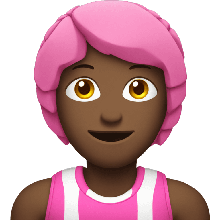 Pink volleyball  emoji