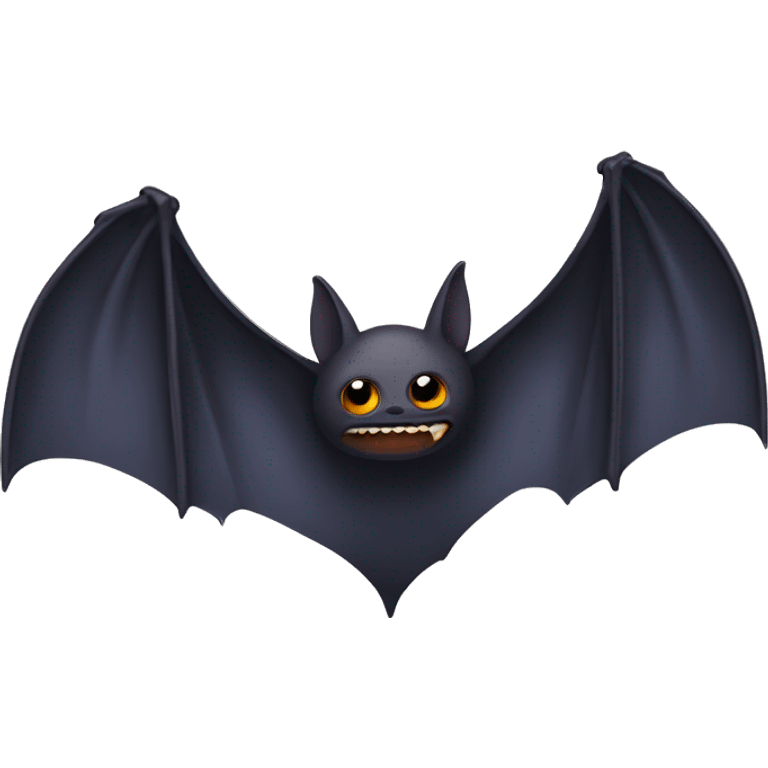 Upside down bat emoji