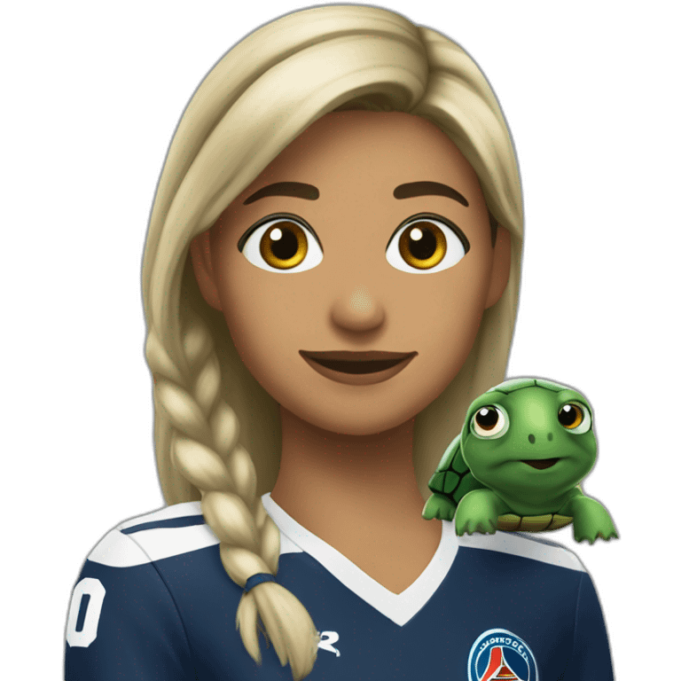 Nina turtle mbappé emoji