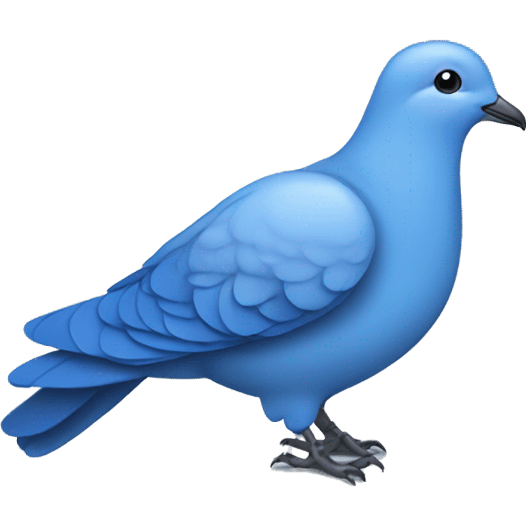 blue dove  emoji