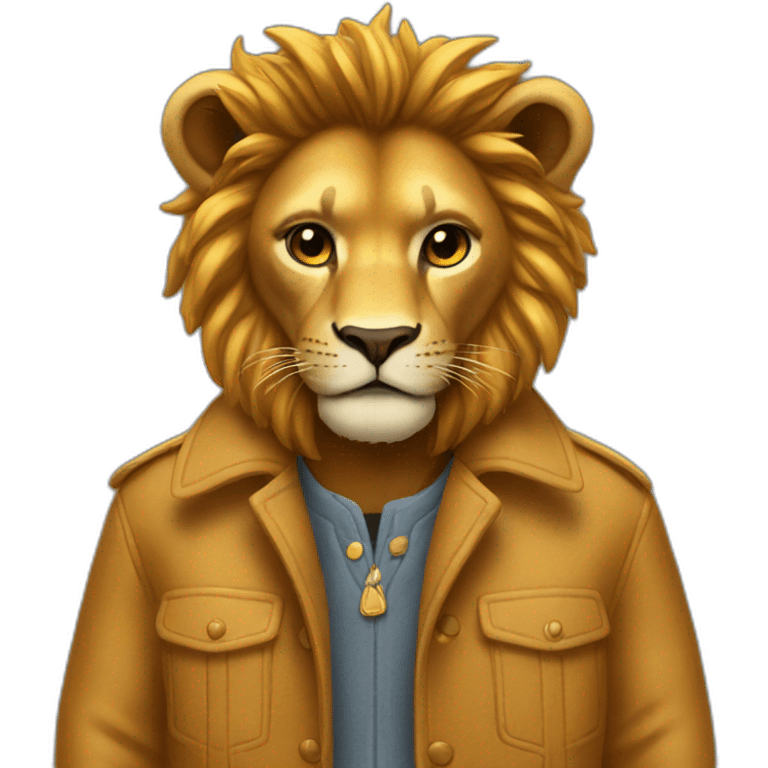 Leo coat emoji