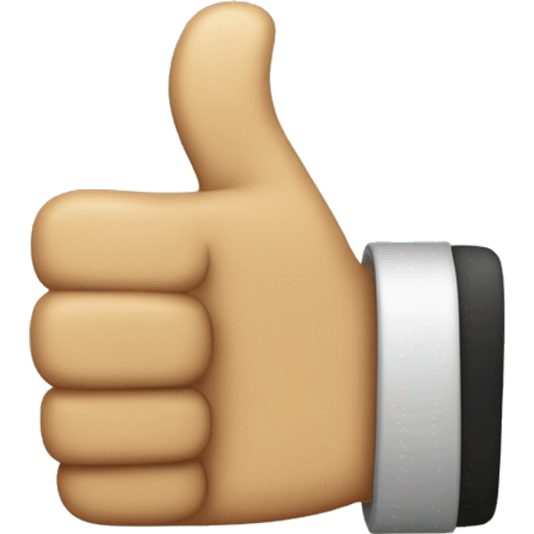 Iwant thumbs up symbol in face emoji  emoji