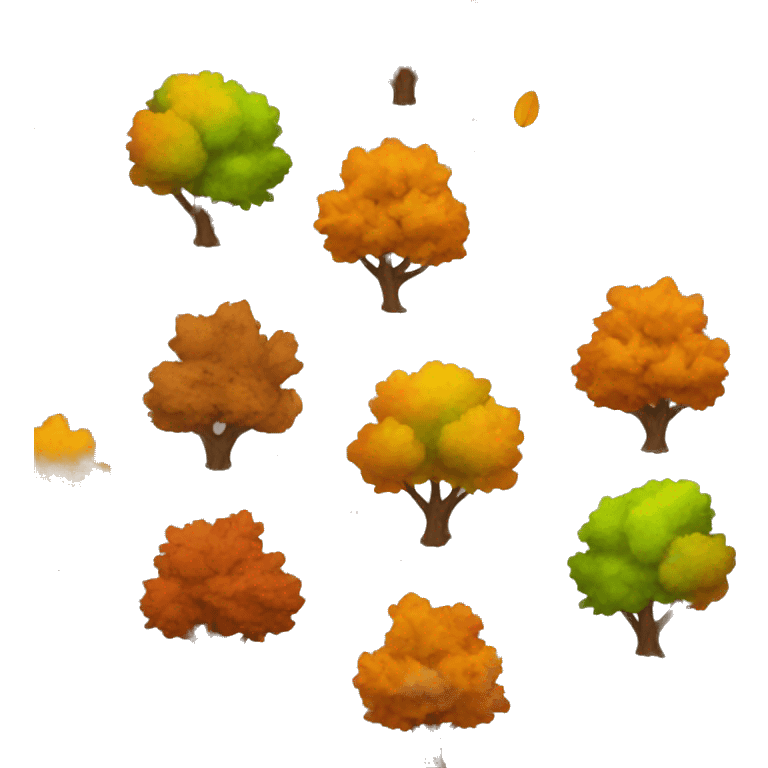 fall trees emoji