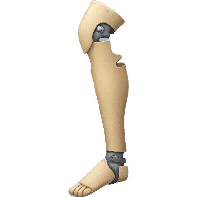 Prosthetic leg emoji