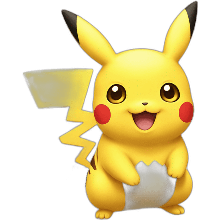 pikatchu happy japan emoji