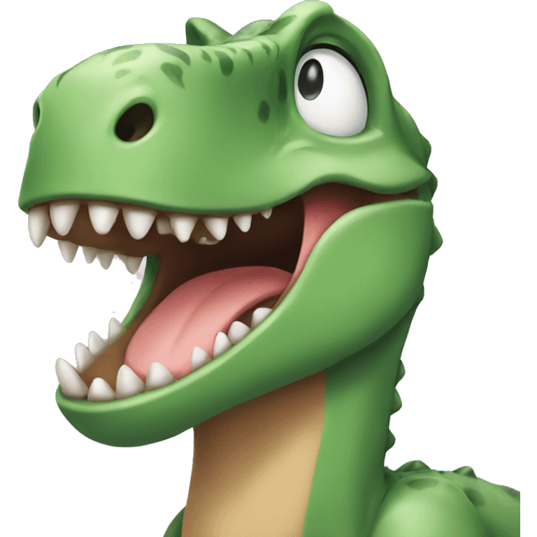 dinosaur smiling cute emoji