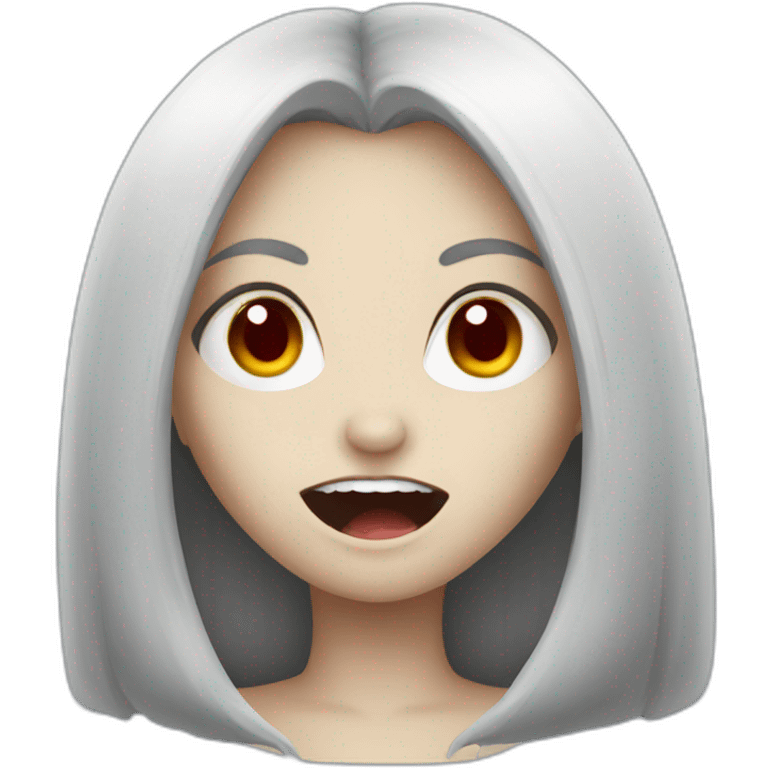 vampire girl dead inside emoji