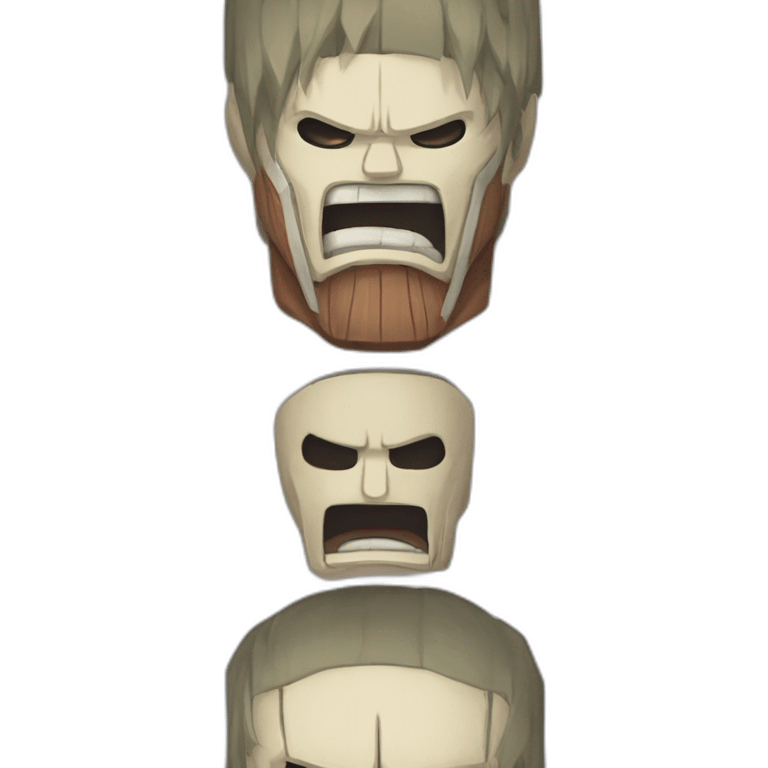 The armored titan, Shingeki no Kyojin emoji